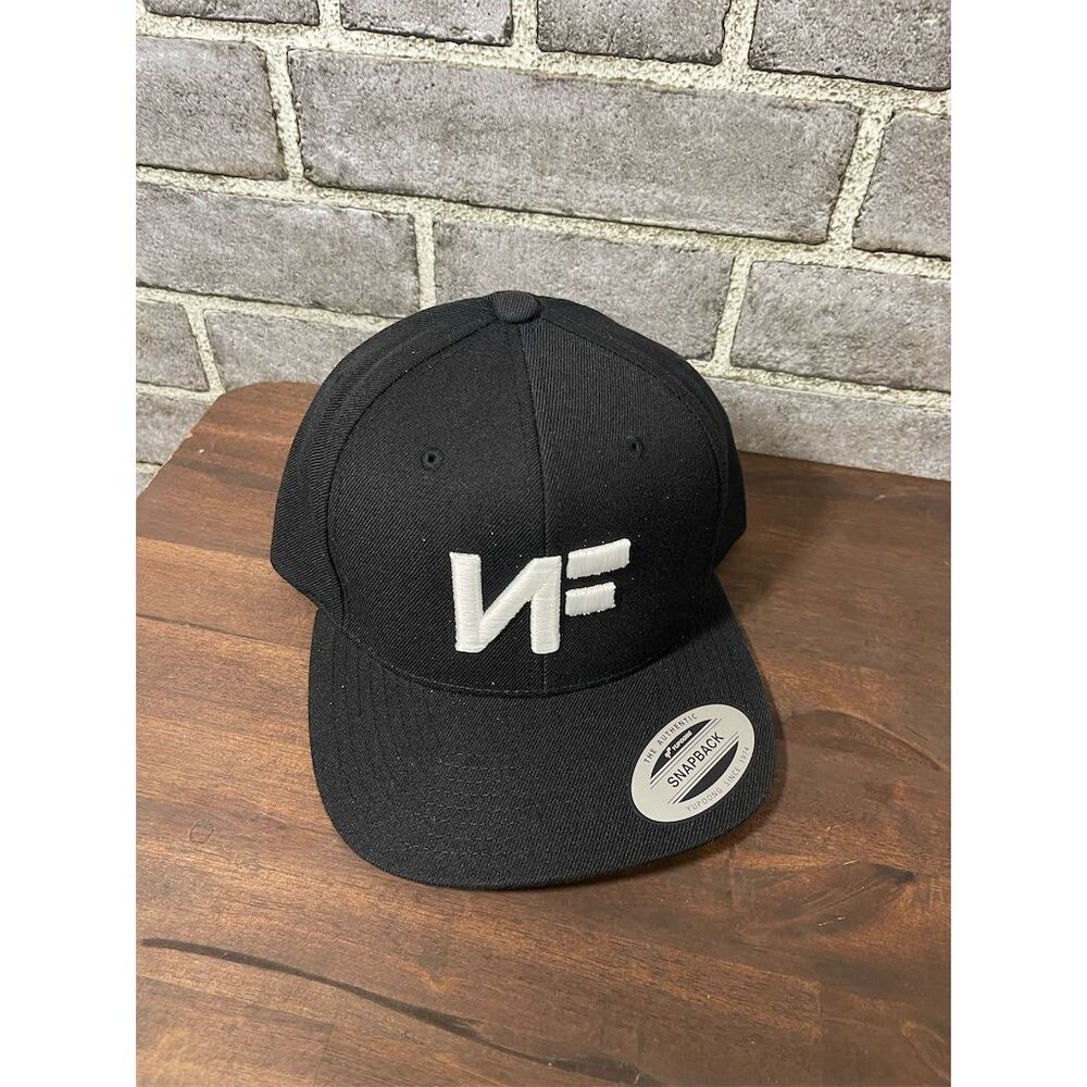 NF Merch Unisex Black Snapback Hat Adjustable Hip Hop Baseball Cap